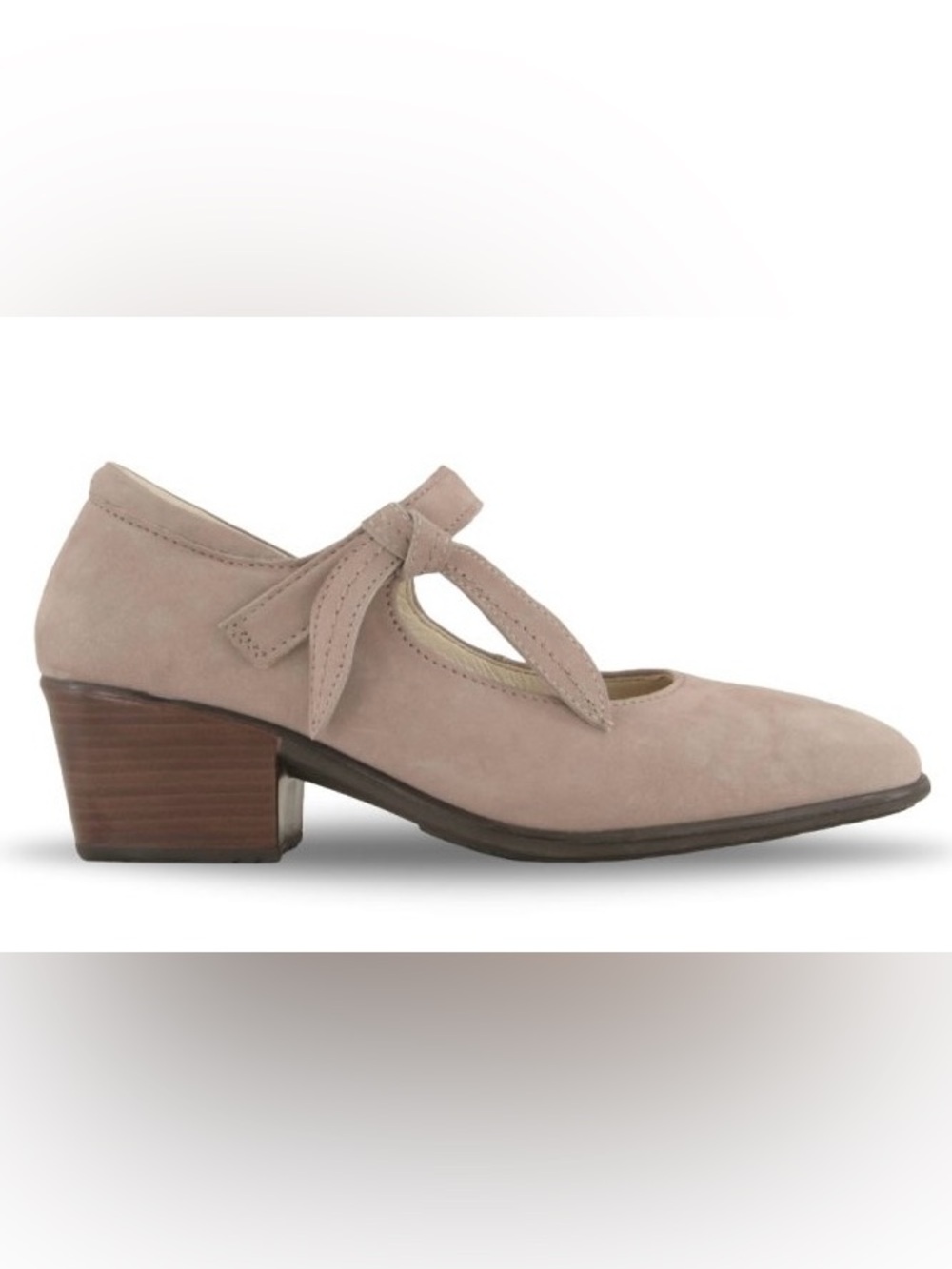 Naot Nobility Mary Jane Heel in Stone Nubuck Women’s Sz 41, 10 US